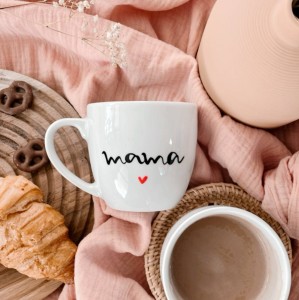 OUTLET MAMA kubek ręcznie malowany 350ml