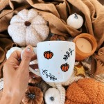 i love fall jesienny kubek ręcznie malowany 350 ml