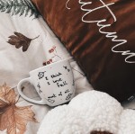 FALL jesienny kubek ręcznie malowany  350ml