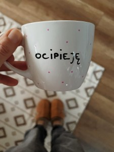 OUTLET kubek OCIPIEJĘ RÓŻ 230 ml My Mug Company