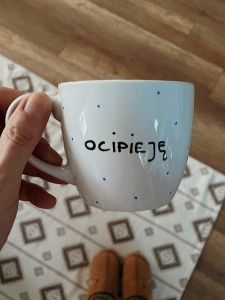 outlet kubek ocipieję w niebieskie kropki 230 ml My Mug Company