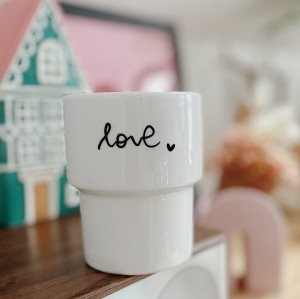 kubek walentynkowy love ręcznie malowany 350 ml