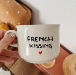 kubek walentynkowy french kissing ręcznie malowany400 ml My Mug Company