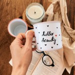 kubek hello beauty ręcznie malowany 300 ml My Mug Company