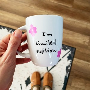 outlet kubek limited edition kwiatki ręcznie malowany 300 ml My Mug Company