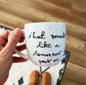 outlet kubek tomorrow problem ręcznie malowany 350 ml My Mug Company