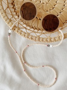 łańcuszek do okularów | BOHEMIAN STAR creme