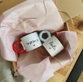 zestaw dla mamy i taty kubek kubki mama tata dzień mamy dzień ojca dzień matki dzień taty prezent 280 ml kropki okrągłe ucho.JPG