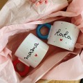 zestaw dla mamy i taty kubek kubki mama tata dzień mamy dzień ojca dzień matki dzień taty prezent 280 ml kropki okrągłe ucho niebieskie czerwone.JPG