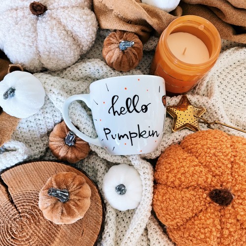 kubek hello pumpkin jesienny dynia porcelanowy 350 ml.JPG