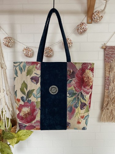 torebka torba welurowa shopper Berno.JPG