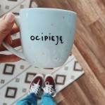 ocipieję kubek ręcznie malowany 350ML