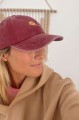damska czapka z daszkiem croissant wiśniowa 2.jpg