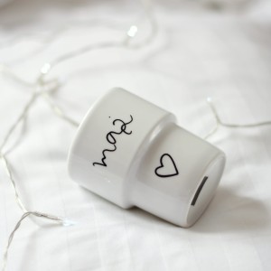 kubek walentynkowy mąż ręcznie malowany barowy 350 ml